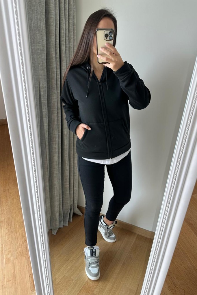 CAMPERA CON PIEL