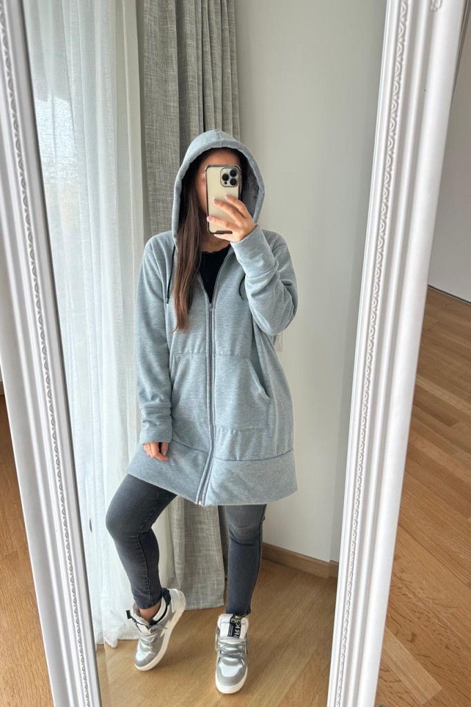 MAXI CAMPERA CON PIEL