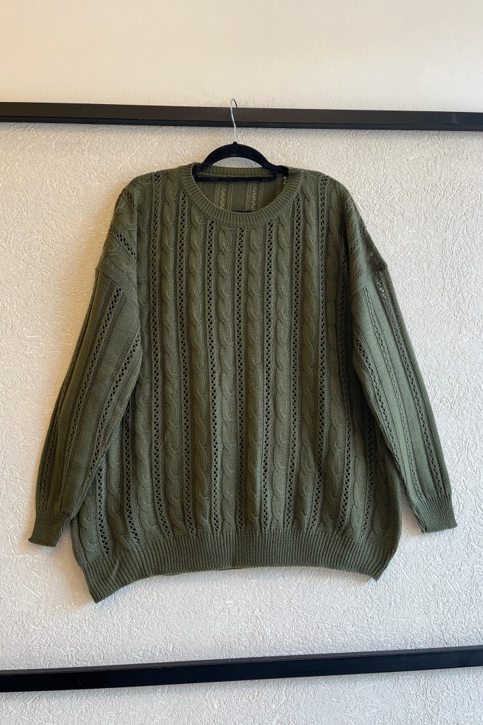 MUESTRA - SWEATER TRENZADO