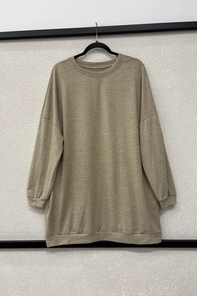 MUESTRA - SWEATER LANILLA CON BOLSILLOS
