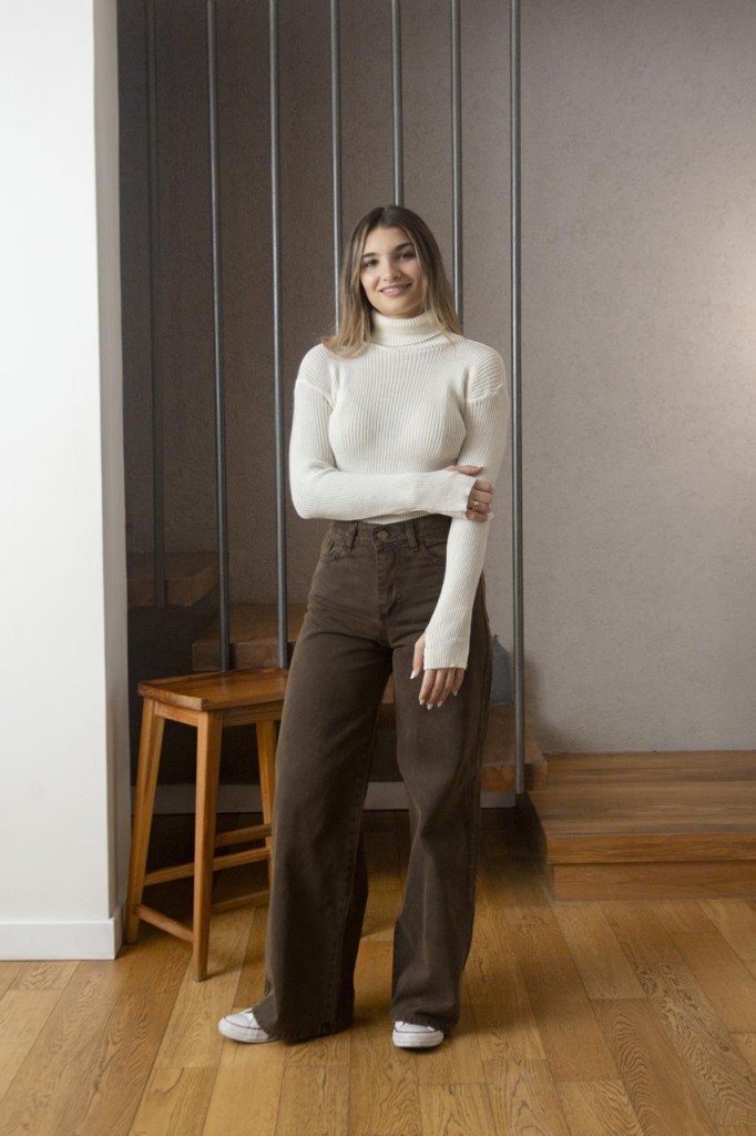 JEAN WIDE LEG ARENADO