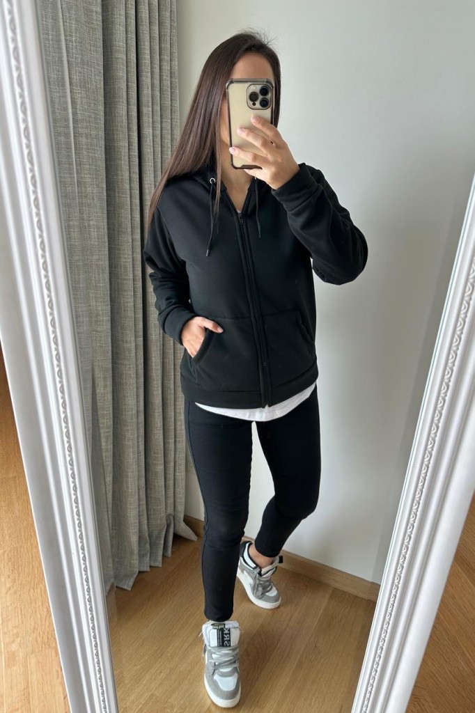 CAMPERA CON PIEL