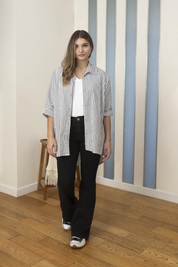 MAXI CAMISA POPLIN M/C