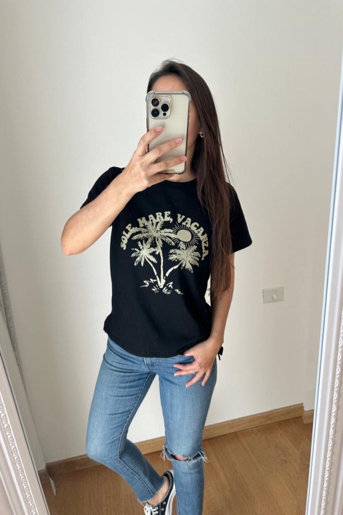 REMERA TORONTO ESTAMPA: PALMERAS
