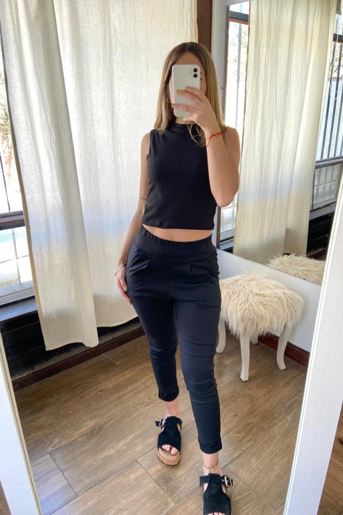 PANTALON DE BENGALINA PINZADO