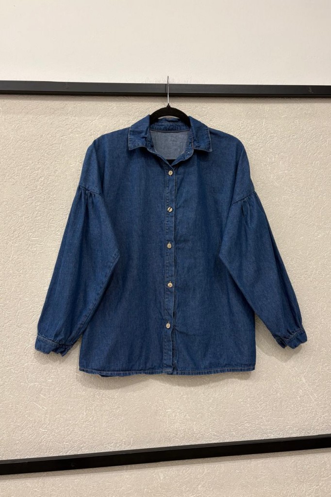 CAMISA DE JEAN MANGA GLOBO