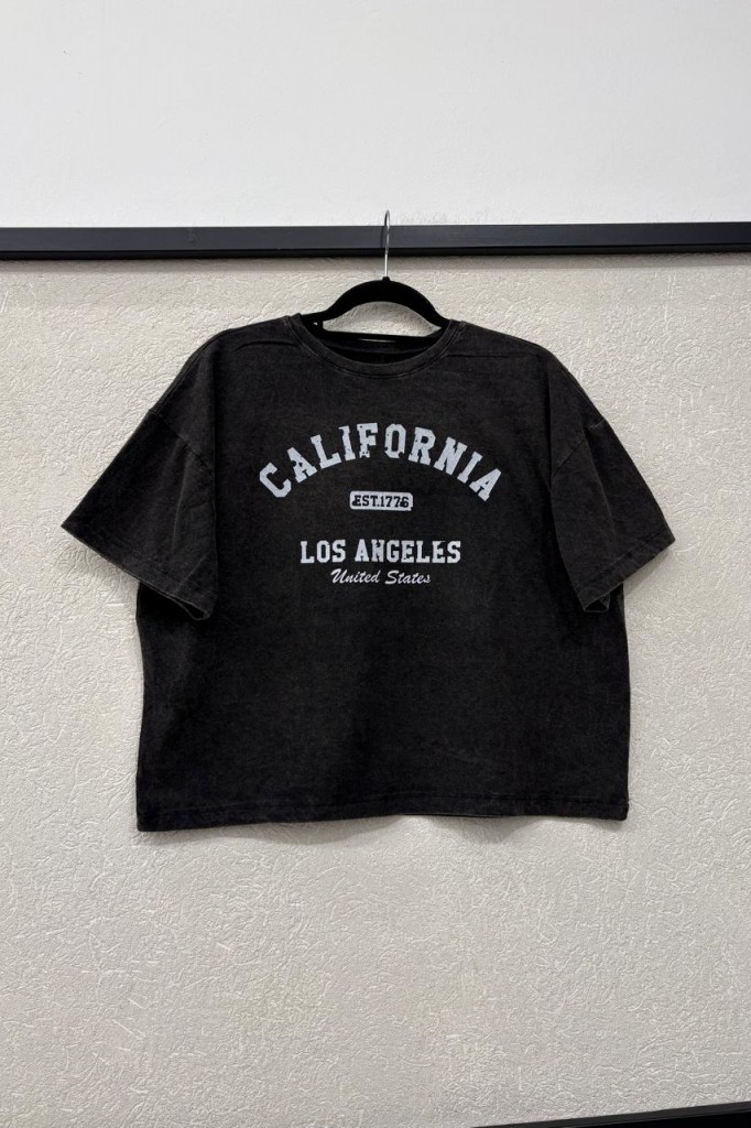 REMERA BOX ESTAMPA: CALIFORNIA
