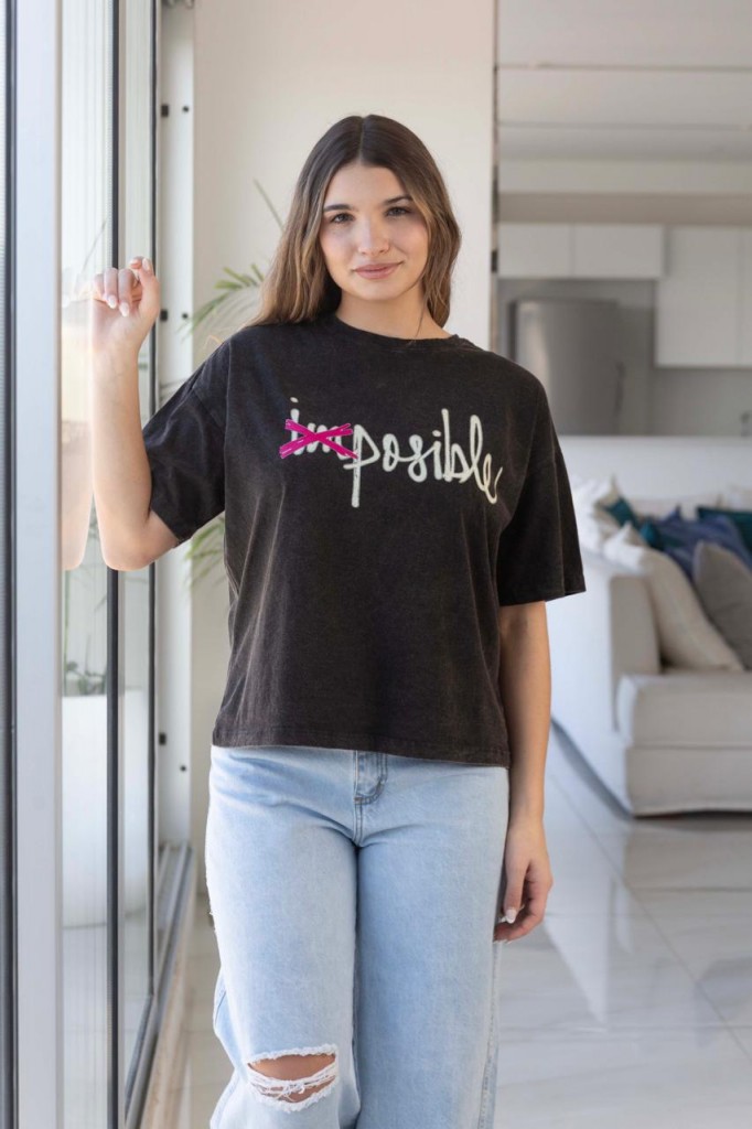 REMERA BOX ESTAMPA: POSIBLE