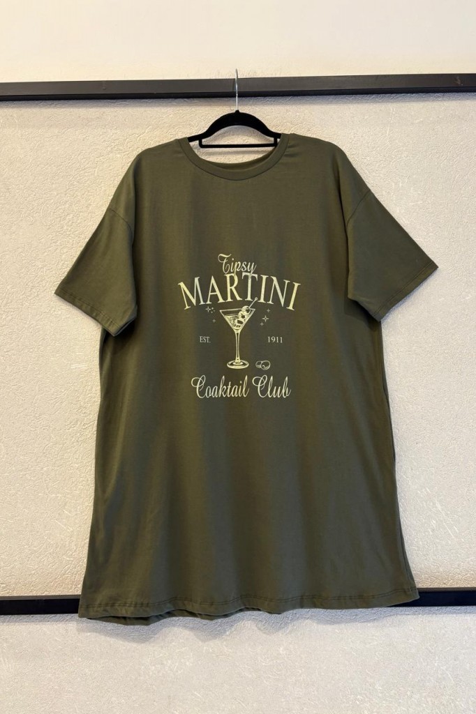 VESTIDO SIVI ESTAMPA: MARTINI