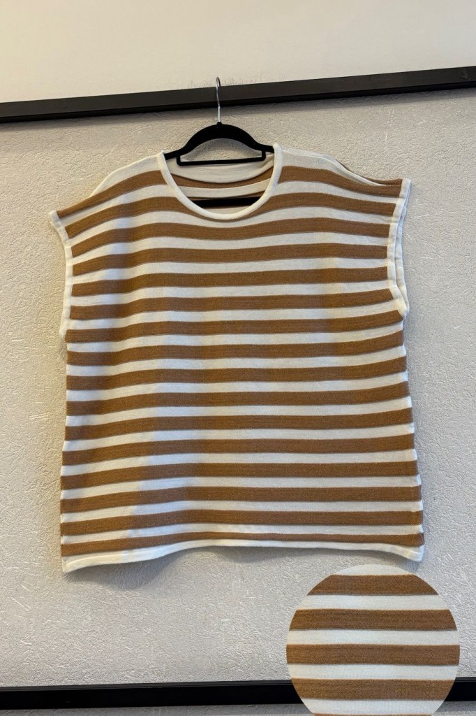 REMERA RAYADA DE LUREX