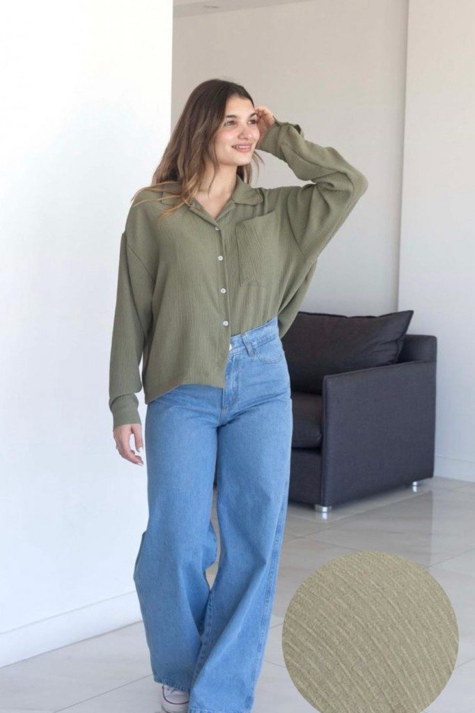 CAMISA CREP VINTAGE