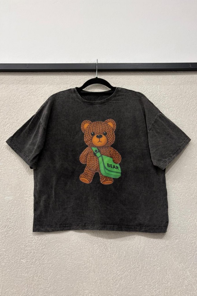 REMERA BOX ESTAMPADA: OSO BEAR