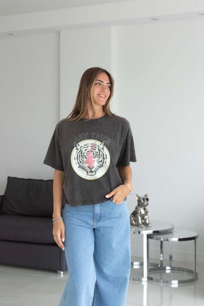 REMERA BOX NEVADA ESTAMPA: TIGER