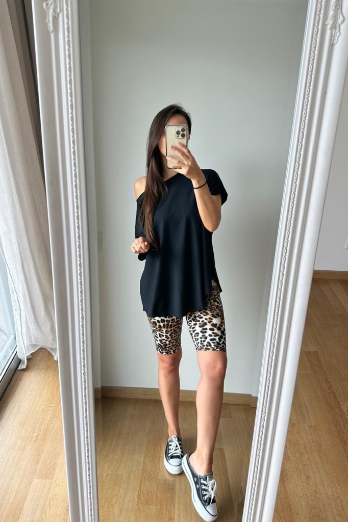 CALZA BIKER ESTAMPADA