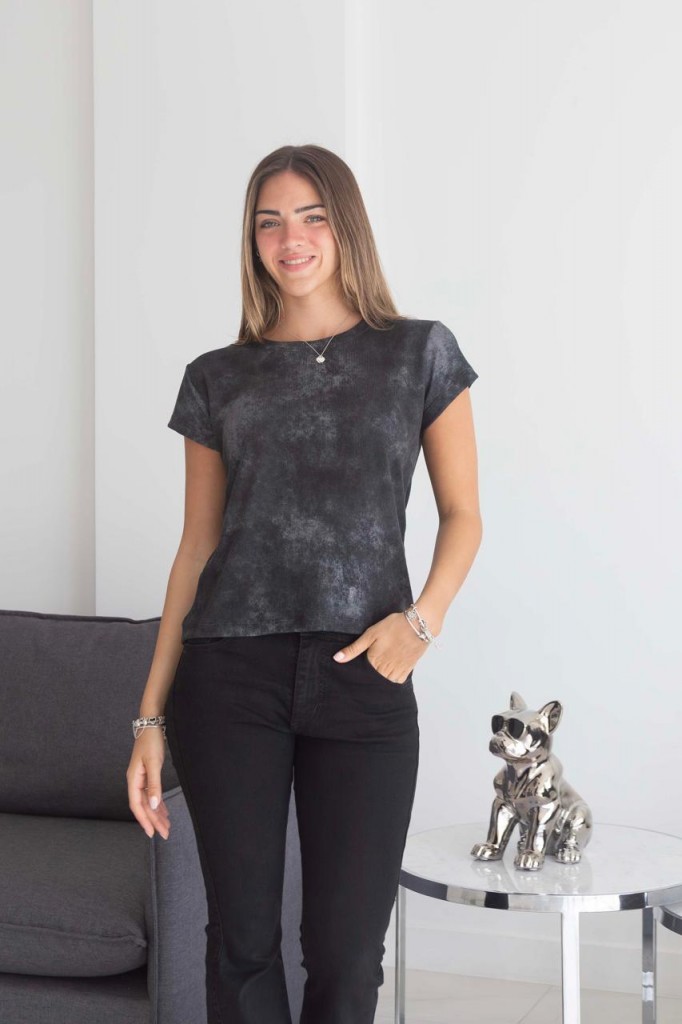 REMERA MICA DE MORLEY ESTAMPADO