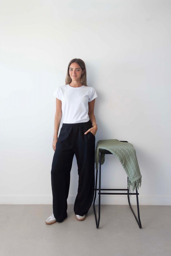 PALAZO DE CEY CON COSTURA