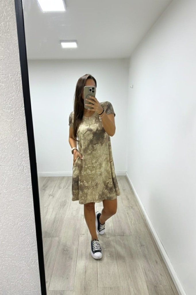 VESTIDO DE MORLEY ESTAMPADO