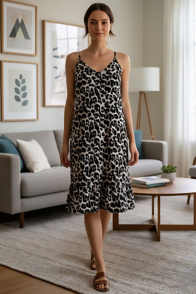 VESTIDO DE CEY PRINT CORTO