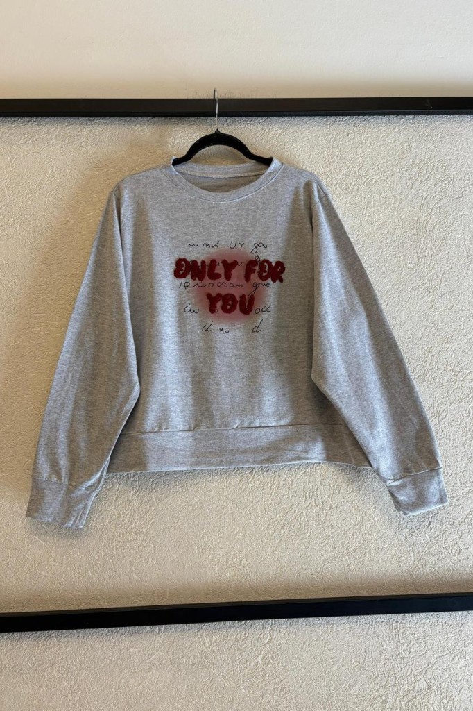 BUZO RUSTICO ESTAMPA: ONLY FOR YOU