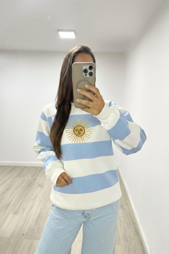 BUZO ARGENTINA BORDADO