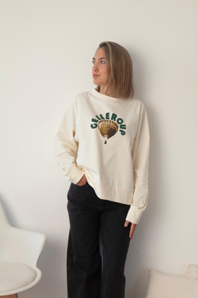 BUZO DE RUSTICO ESTAMPA: GLOBO