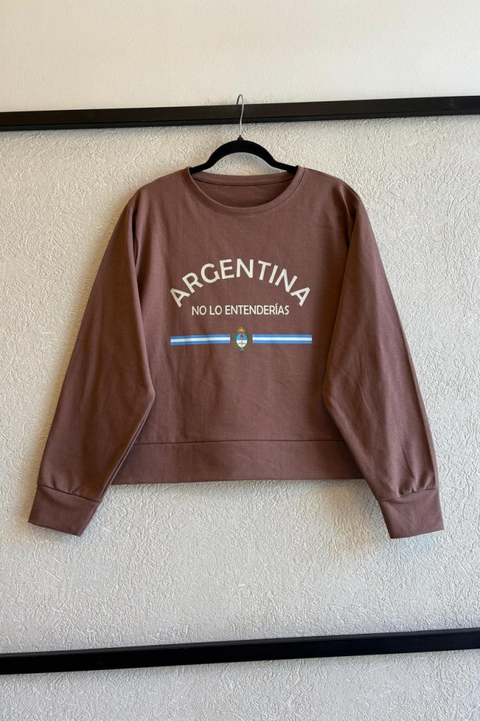 BUZO IRMA ESTAMPADA: NO LO ENTENDERIAS