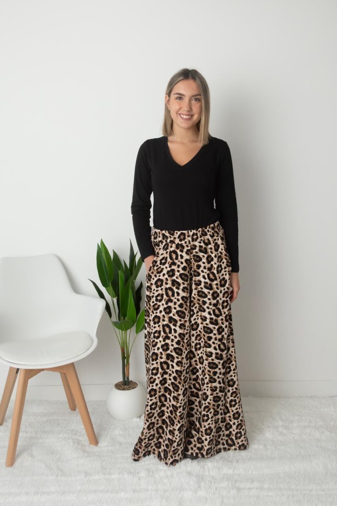 PALAZO DALI ESTAMPADO