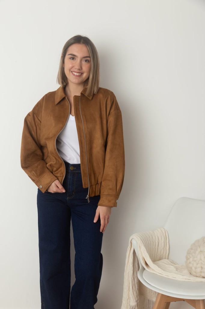 CAMPERA  DE GAMUZA IMPORTADA