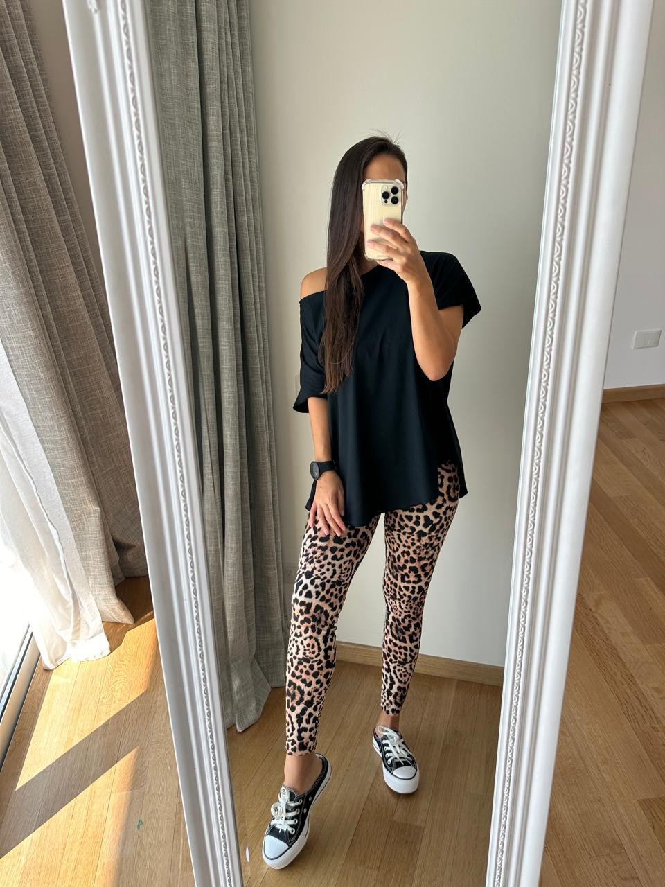 CALZA DE LYCRA ESTAMPADA
