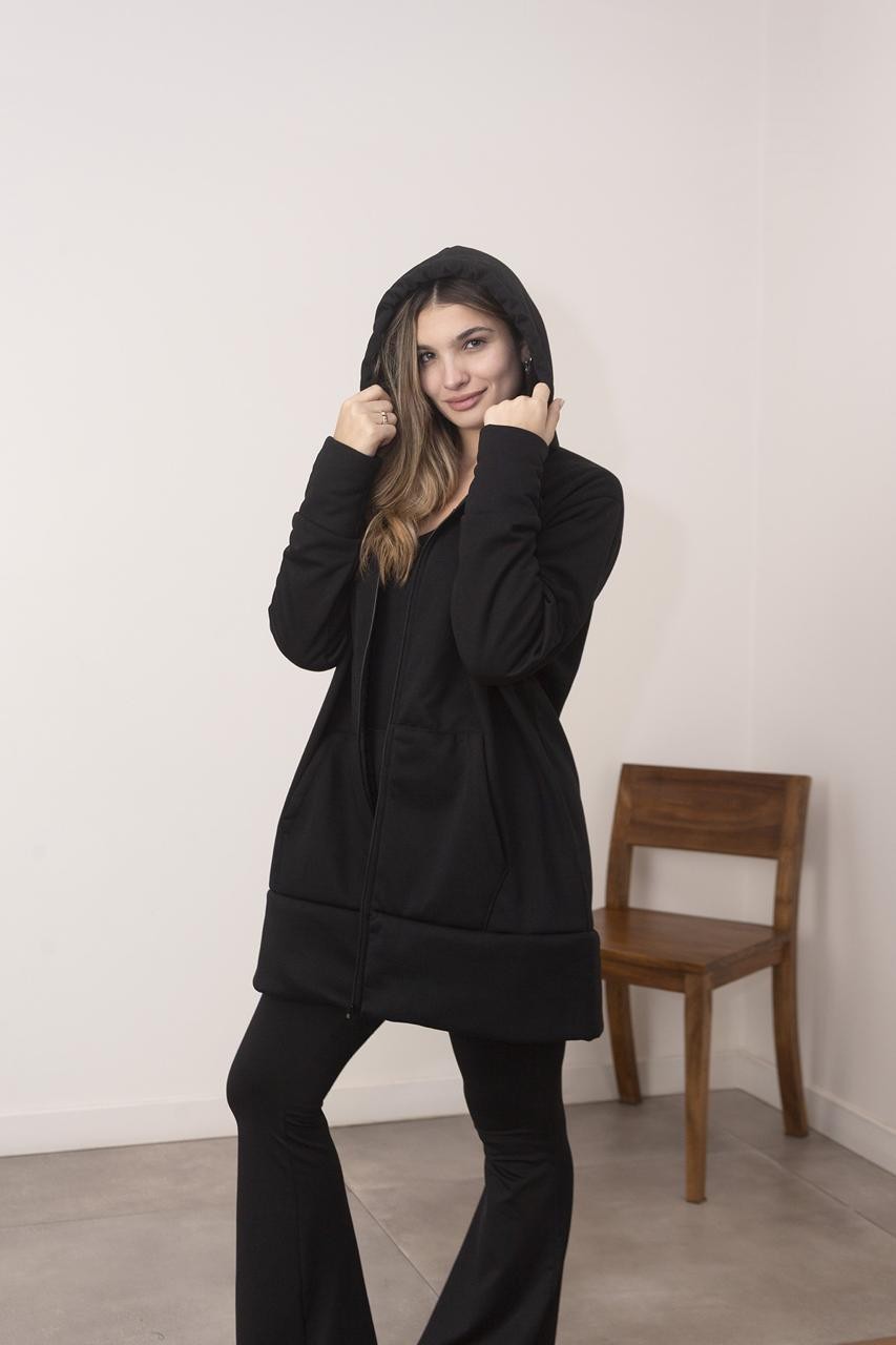 MAXI CAMPERA CON PIEL