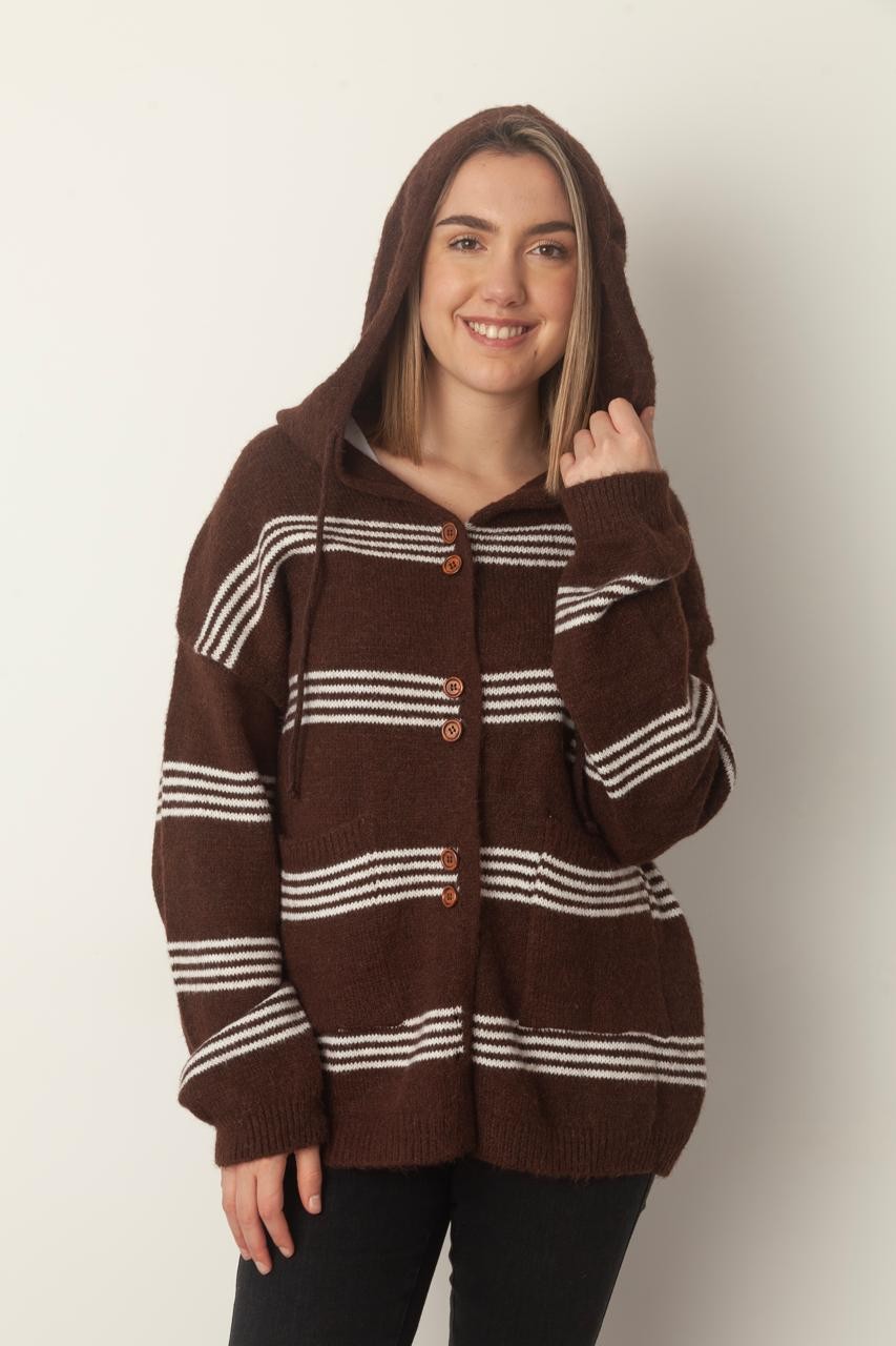 CARDIGAN RAYAS OVER