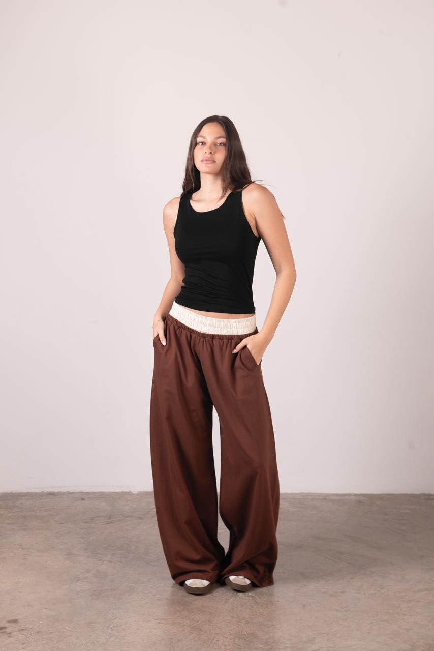 PALAZO BOXER LISO