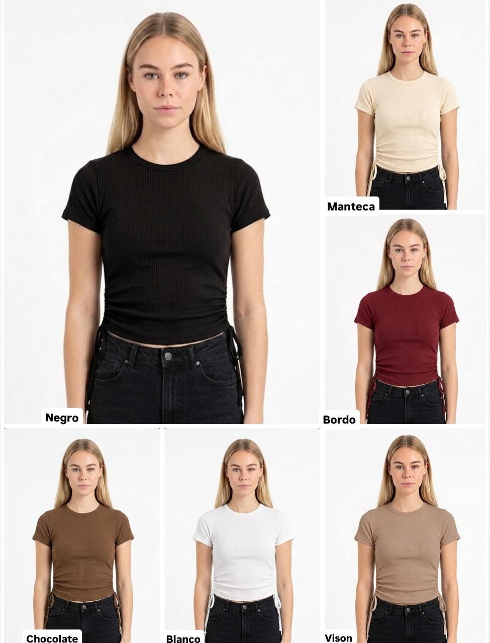 REMERA FRUNCE