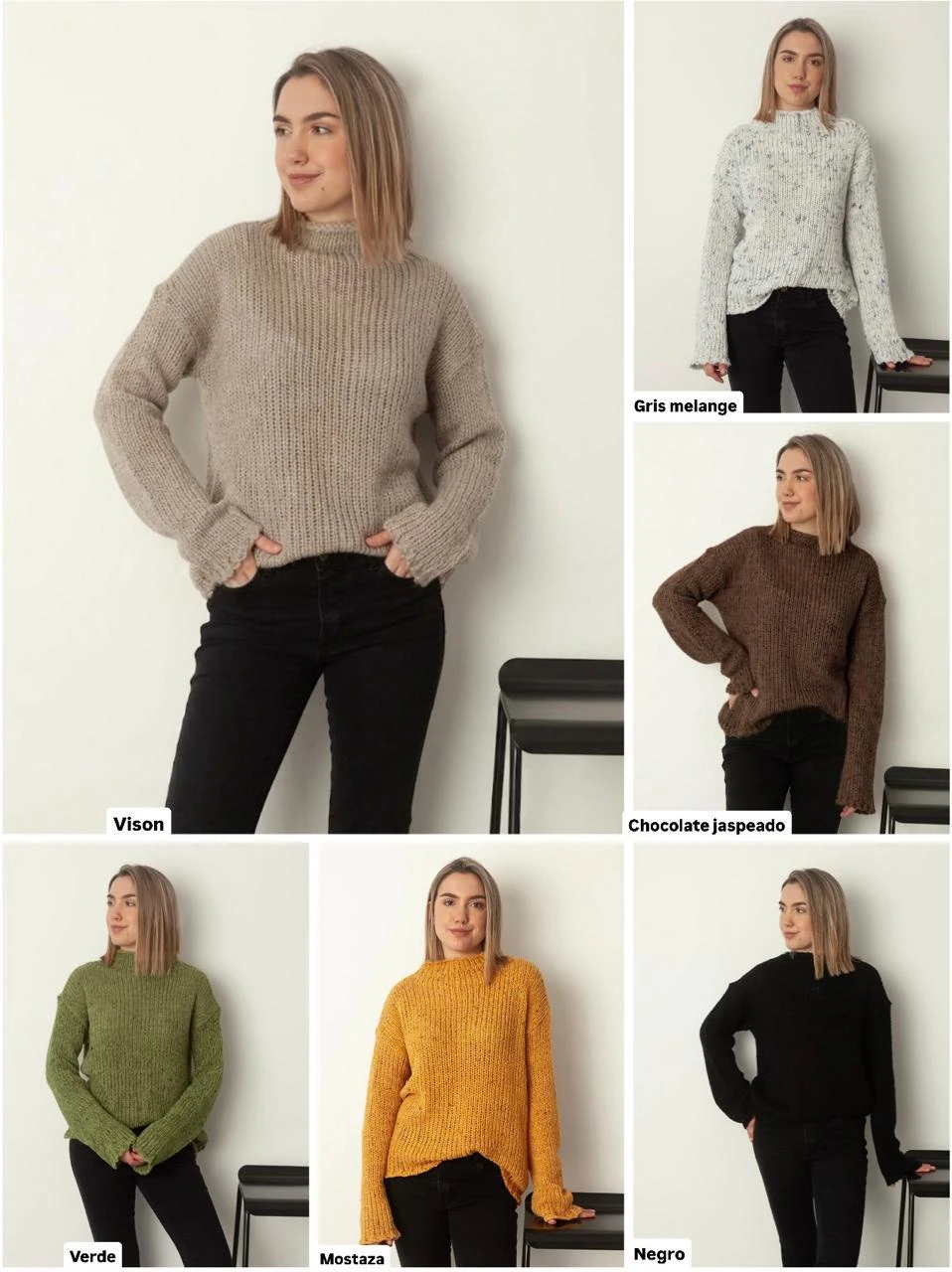 SALE SWEATER MEDIA POLERA