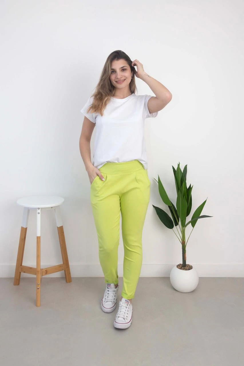 PROMO PANTALON DE BENGALINA PINZADO
