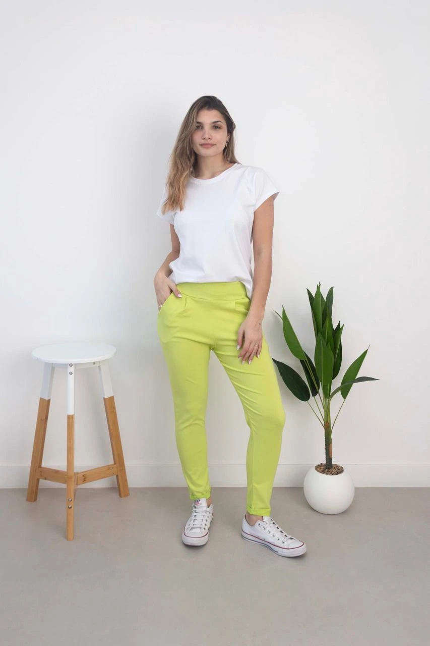 PROMO PANTALON DE BENGALINA PINZADO