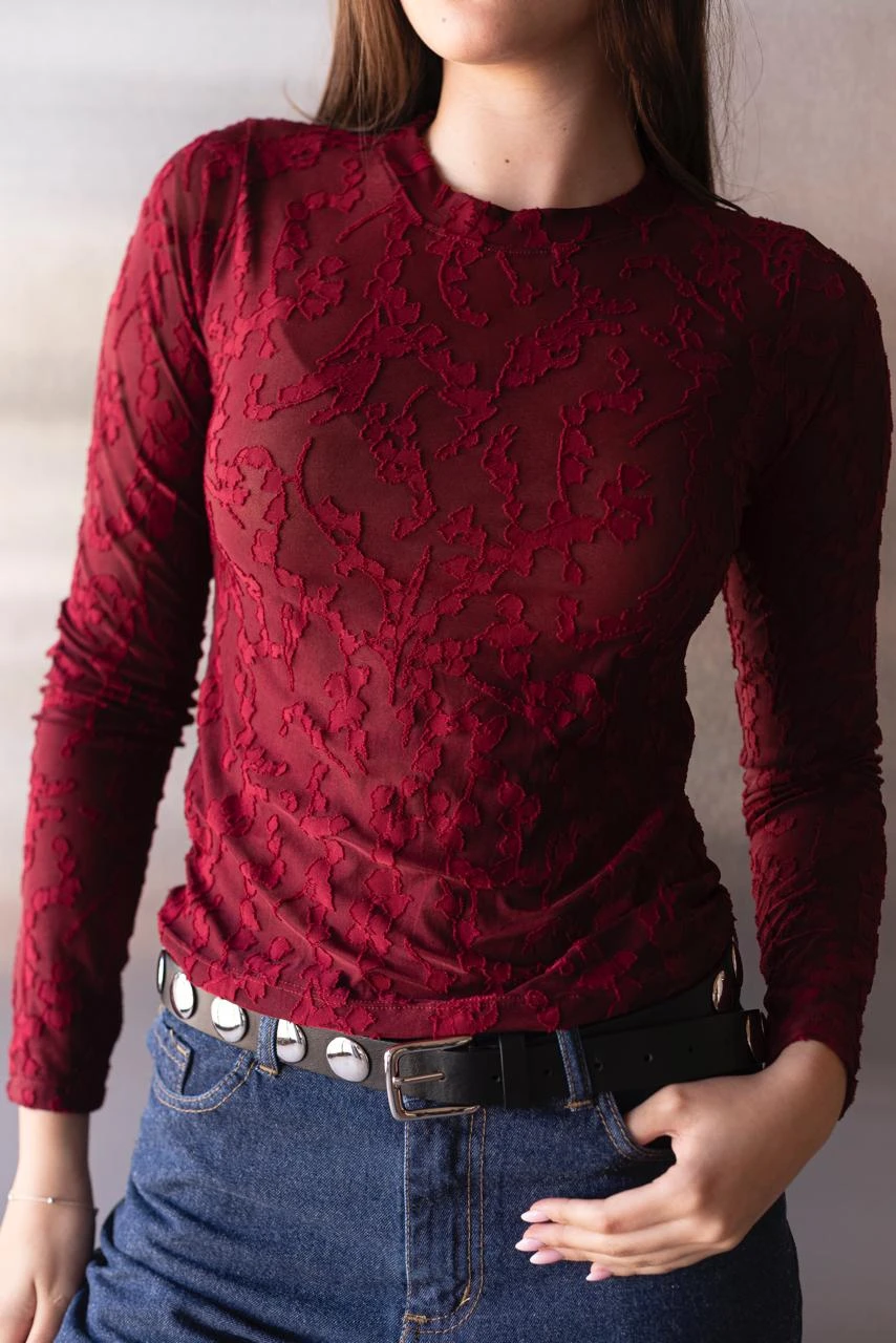 CAMISETA ENCAJE