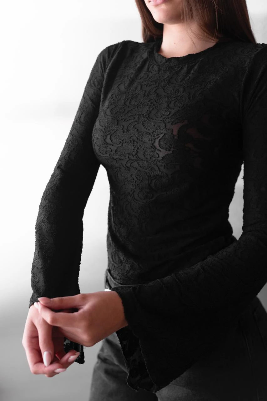 CAMISETA ENCAJE OXFORD