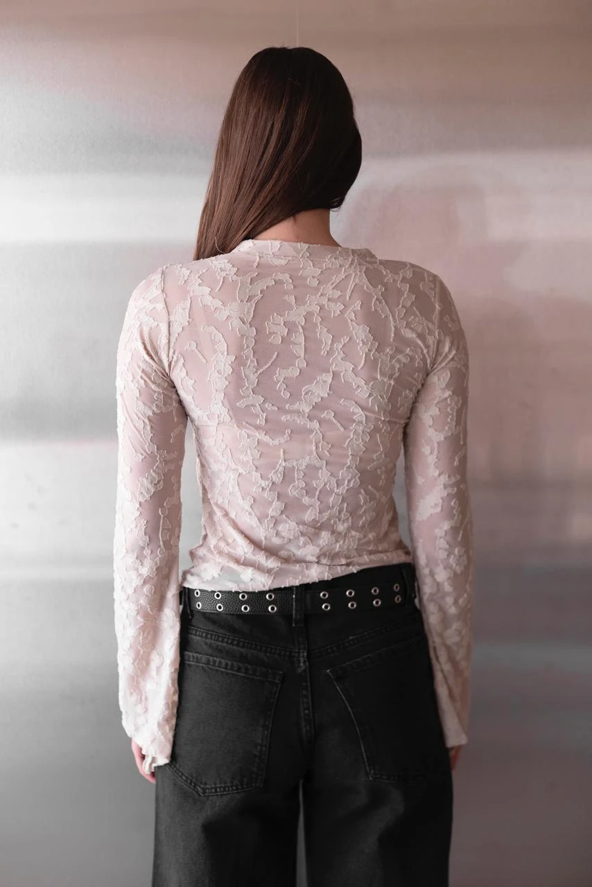CAMISETA ENCAJE OXFORD