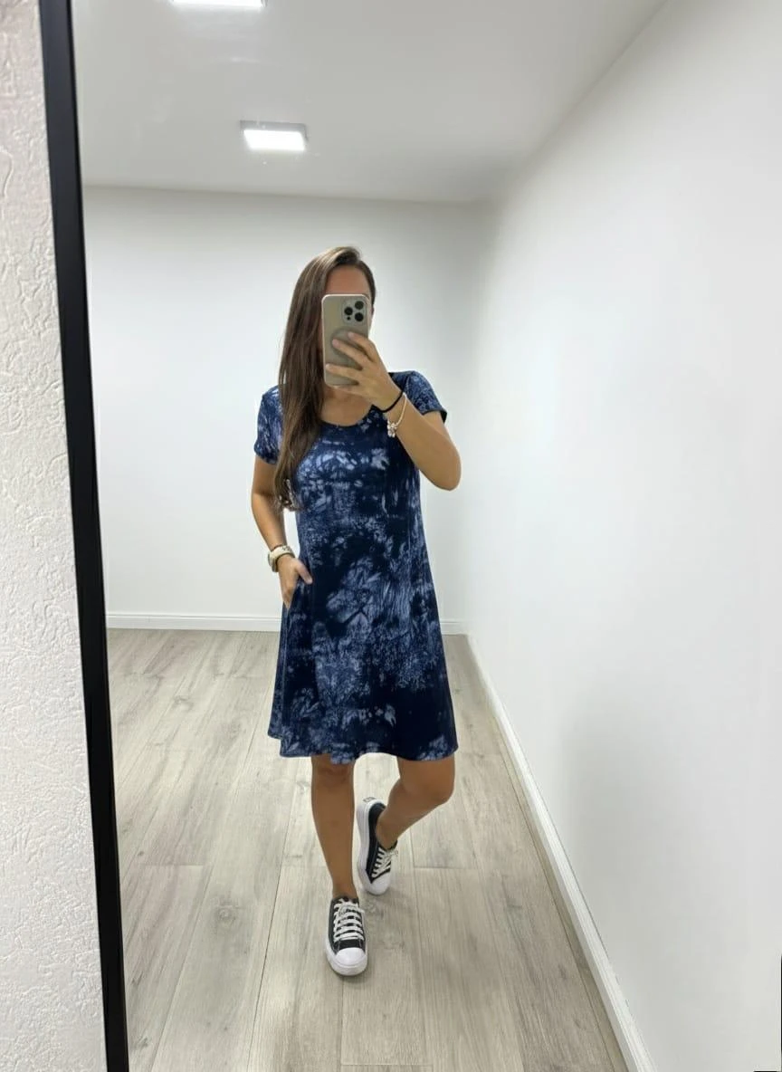 VESTIDO DE MORLEY ESTAMPADO