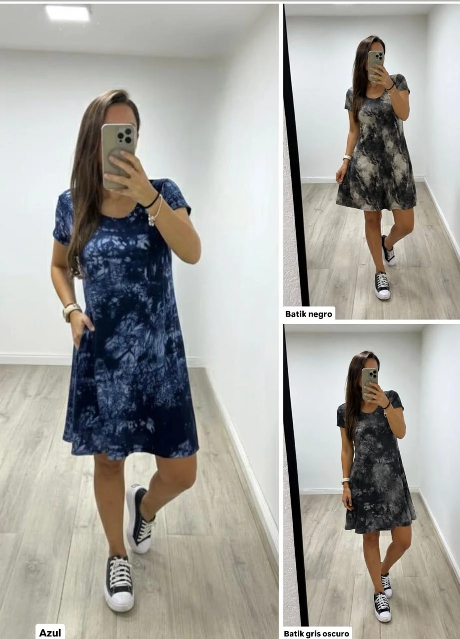 VESTIDO DE MORLEY ESTAMPADO
