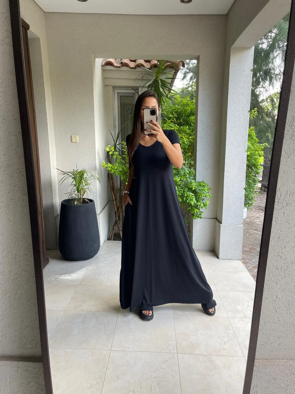MAXI VESTIDO M/C