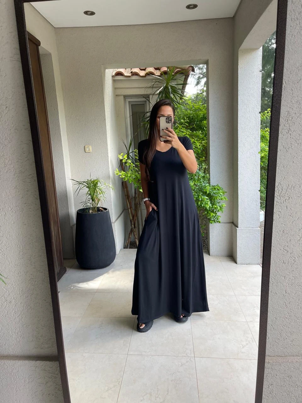 MAXI VESTIDO M/C