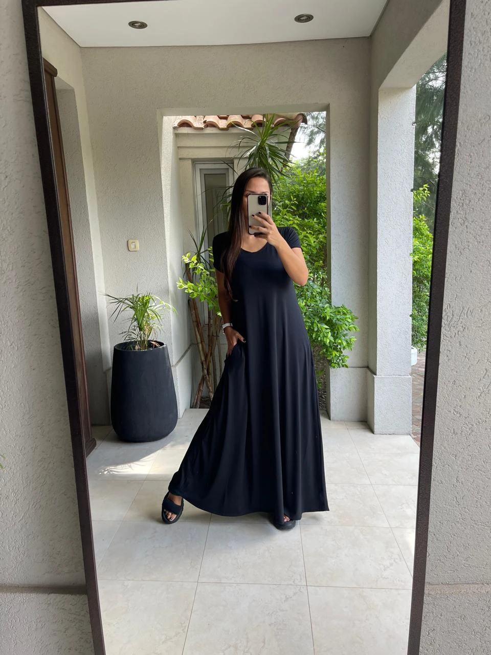 MAXI VESTIDO M/C