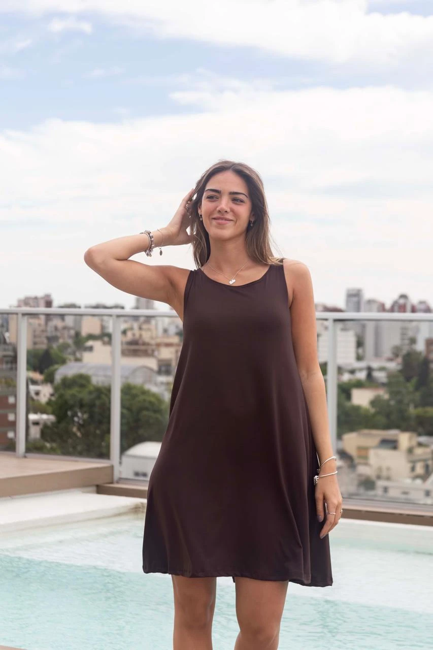 VESTIDO BOBO LISO