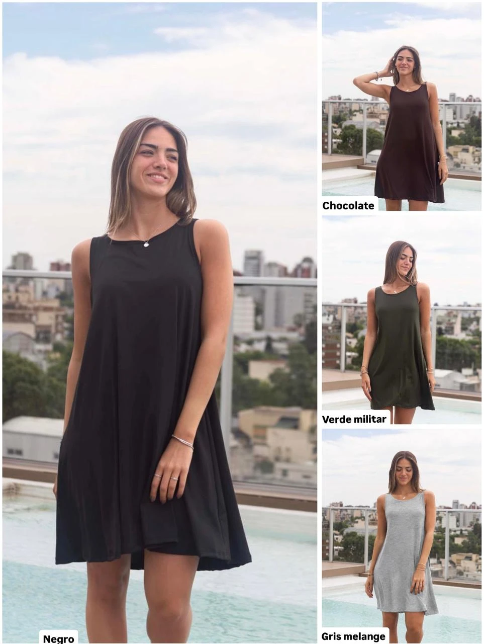 VESTIDO BOBO LISO