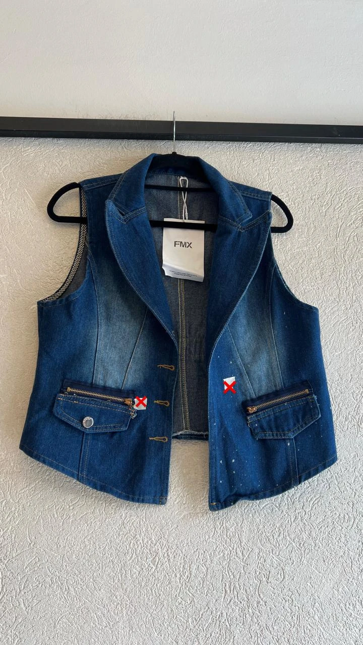 PROMO  CHALECO DE JEAN IMPORTADO