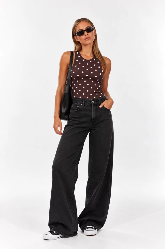 MUSCULOSA  LUNARES ESCOTE REDONDO MORLEY