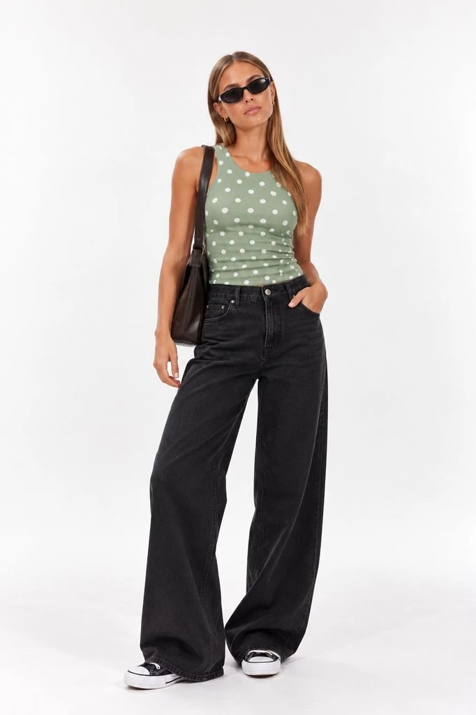 MUSCULOSA  LUNARES ESCOTE REDONDO MORLEY