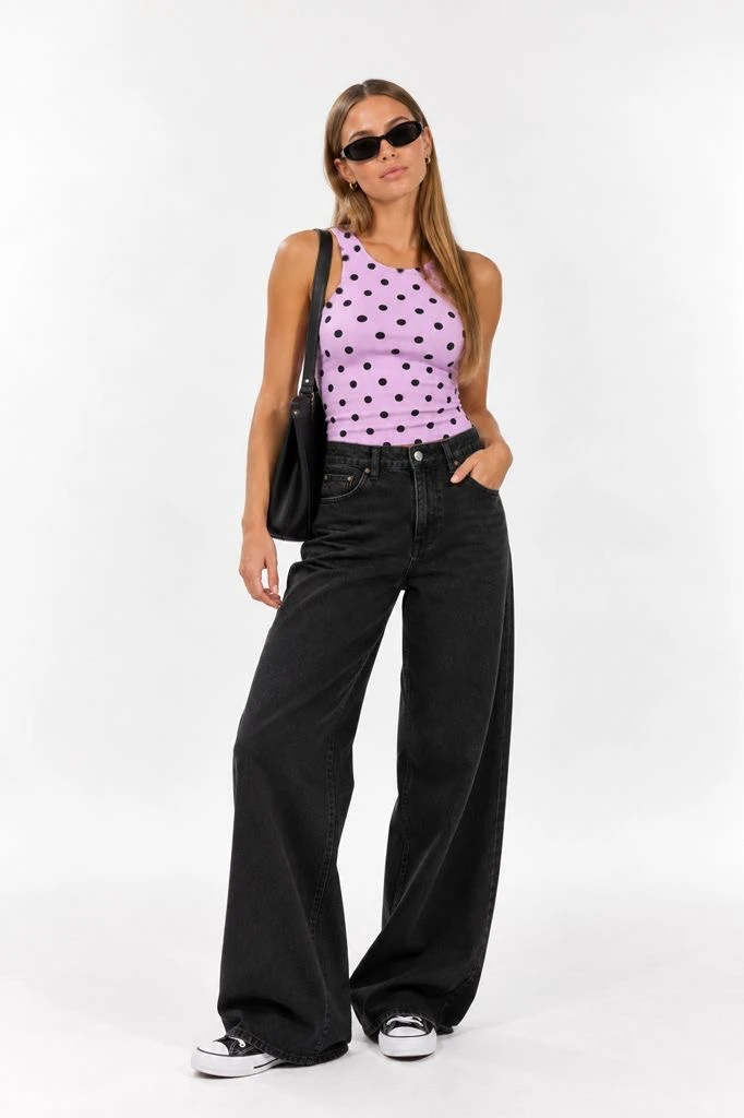 MUSCULOSA  LUNARES ESCOTE REDONDO MORLEY